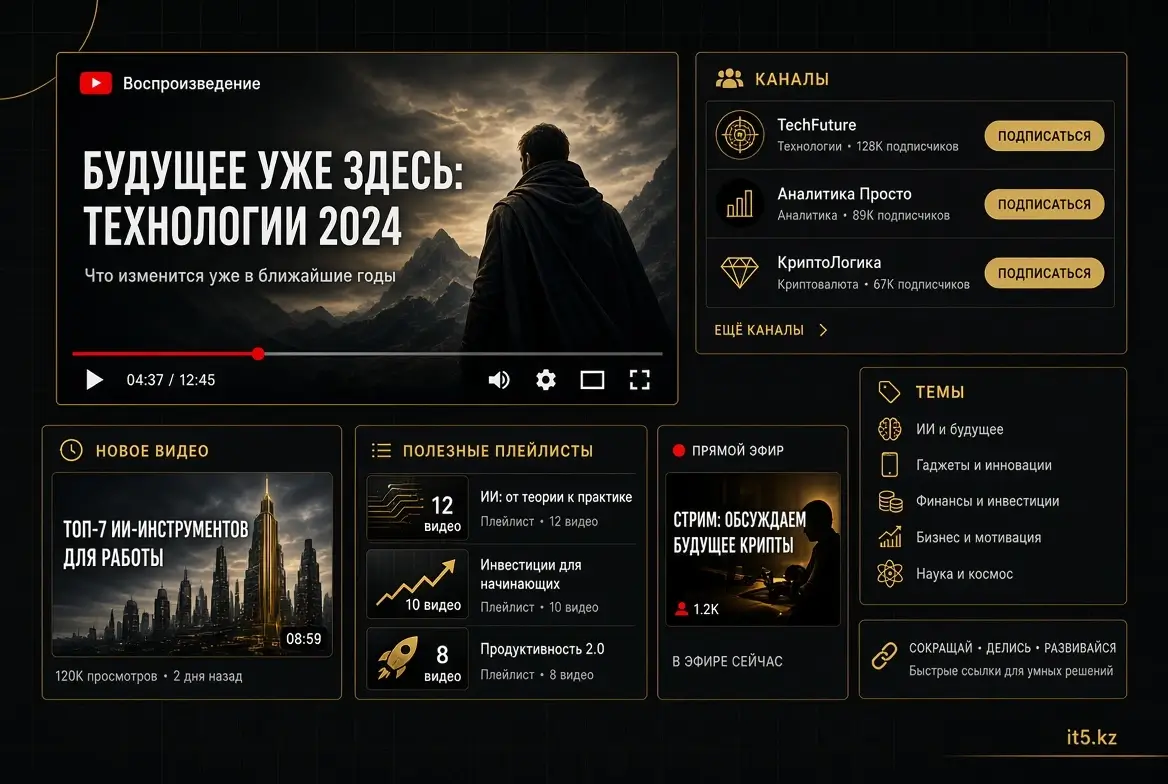 Ведение YouTube